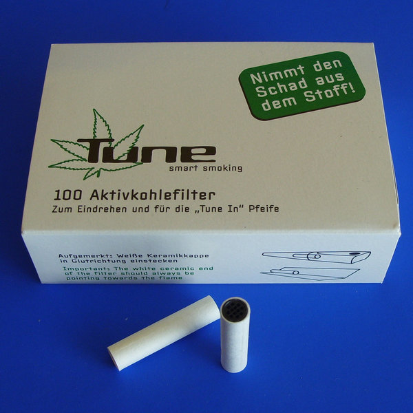 ActiTube Aktivkohlefilter 100 Stück, Ø 8mm (TIP0005)