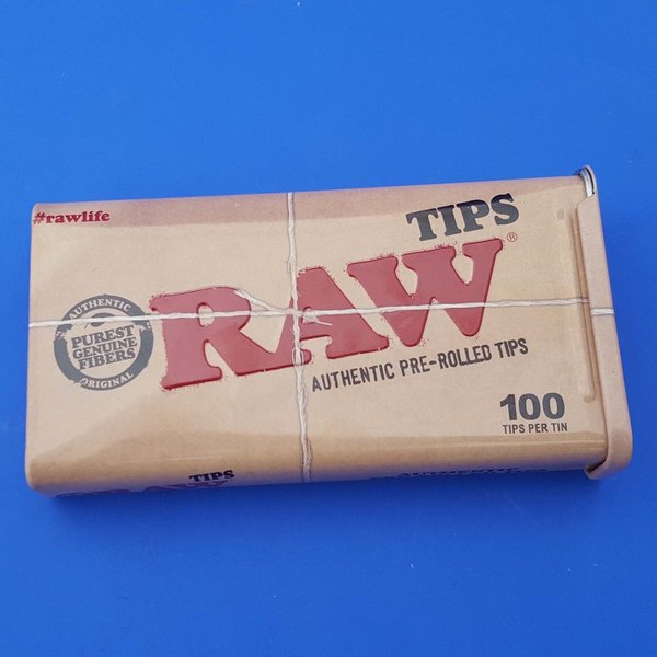 RAW Filter Tips in Metallbox (TIP0020)